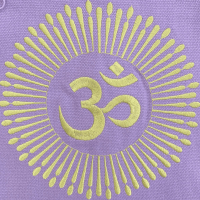 Yogatas Ohm Lovely Lilac, praktische yoga tas met trekkoord voor yogamatten